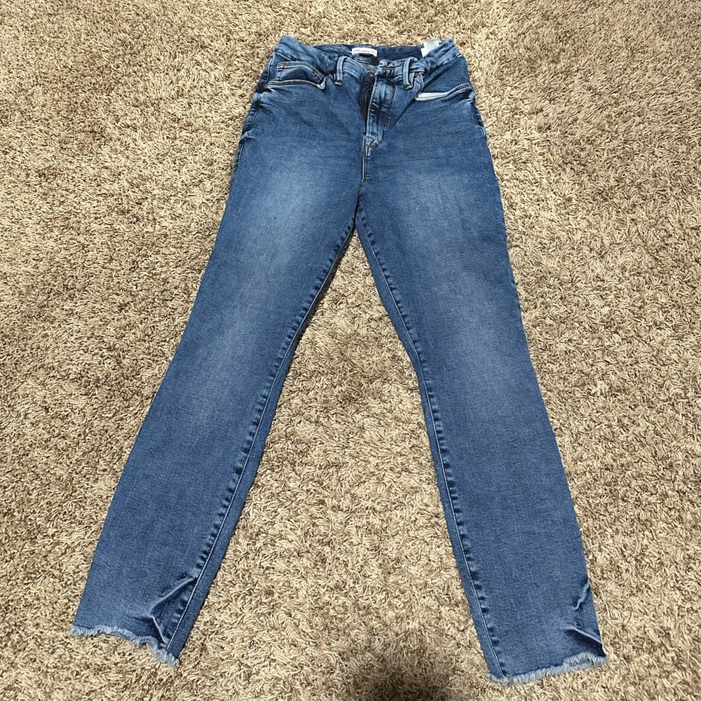 Good American Good waist crop